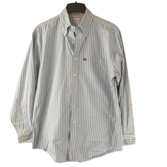 Brooks Brothers 346 The Original Polo Shirt Long Sleeve Button Down Shirt Medium - Picture 1 of 6